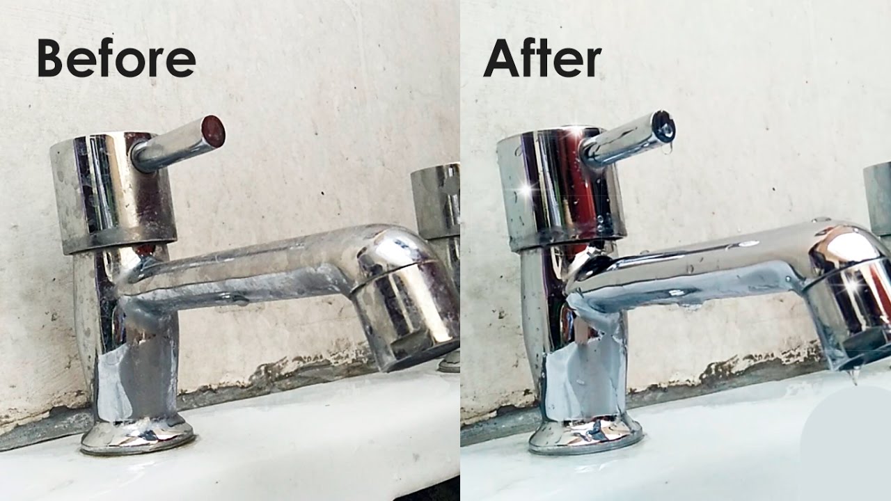 How to remove limescale and hard water deposits around the home
